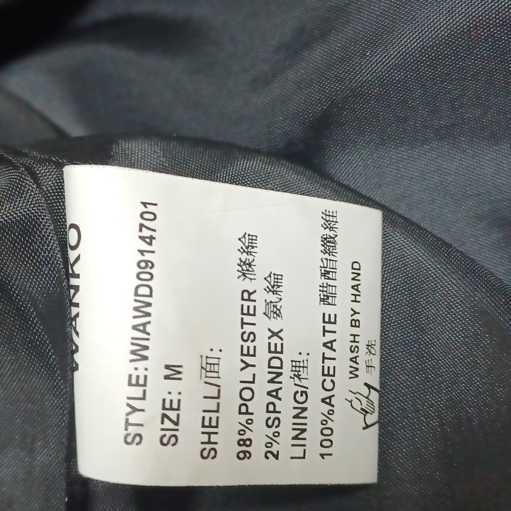 NWOT Black Satin dress Size S - Picture 10 of 15